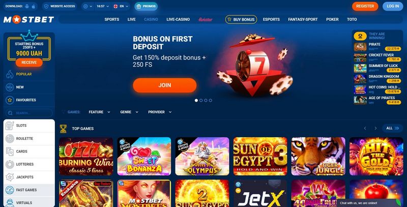 Mostbet Kazino Sayt Oyunları və Təchizatçıları
